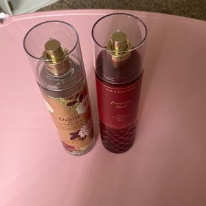 Dahlia and Forever Red by bath & body works